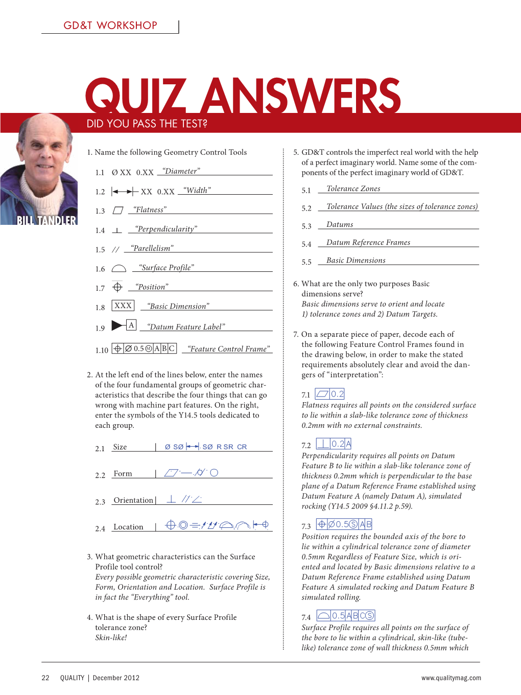 Quiz Answers Did You Pass the Test?