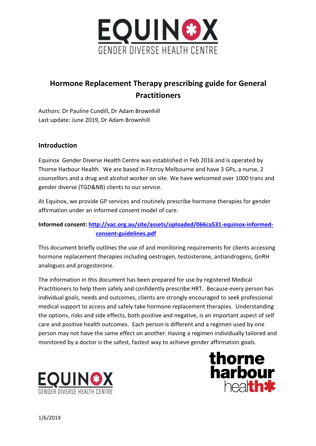 Hormone Replacement Therapy Prescribing Guide for General Practitioners