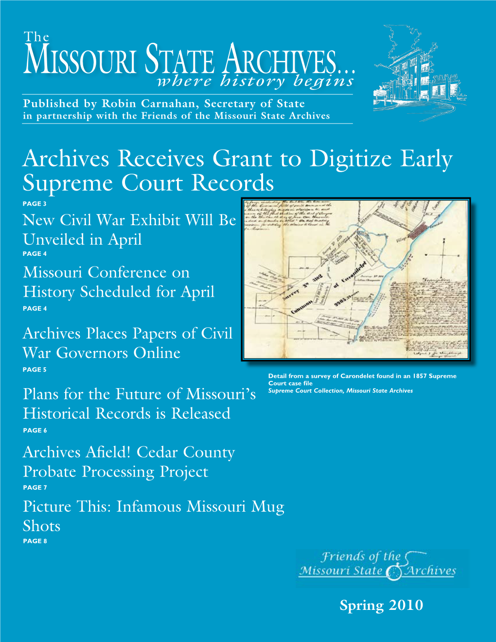 Spring 2010 Archives Newsletter