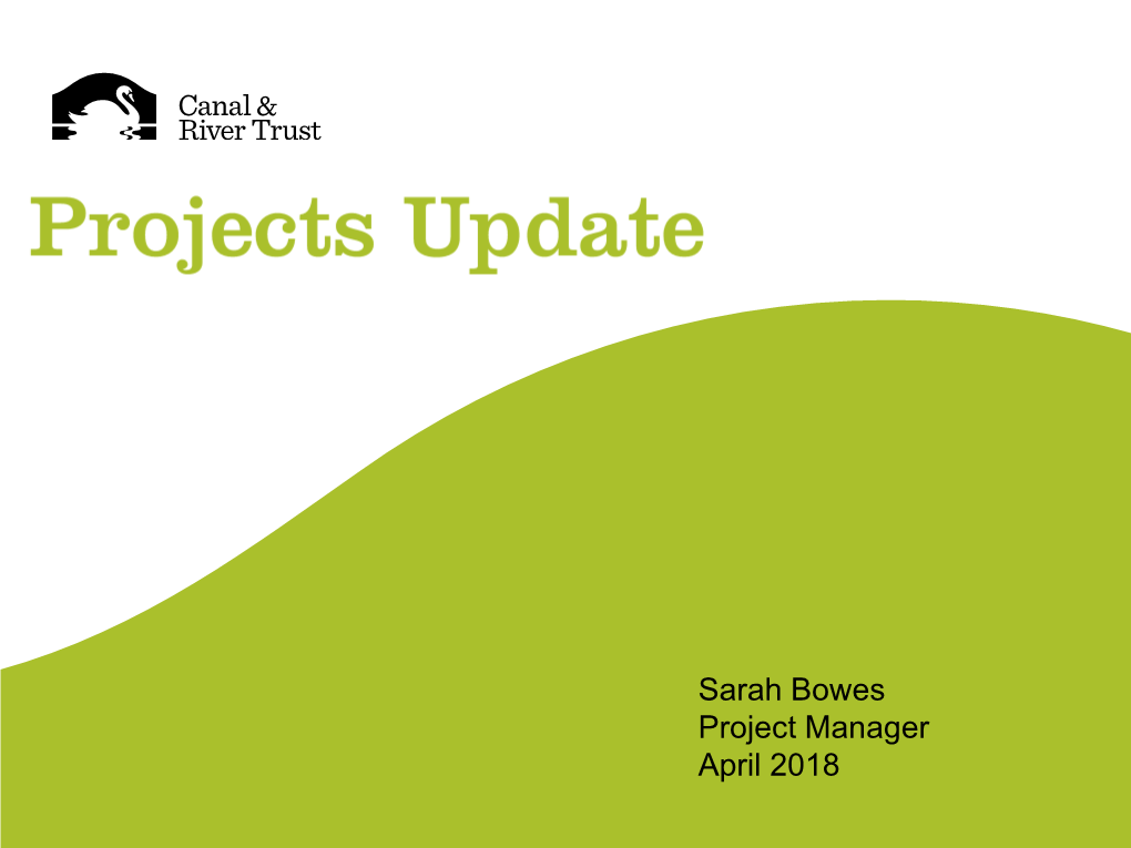 Manchester & Pennine Waterway Update