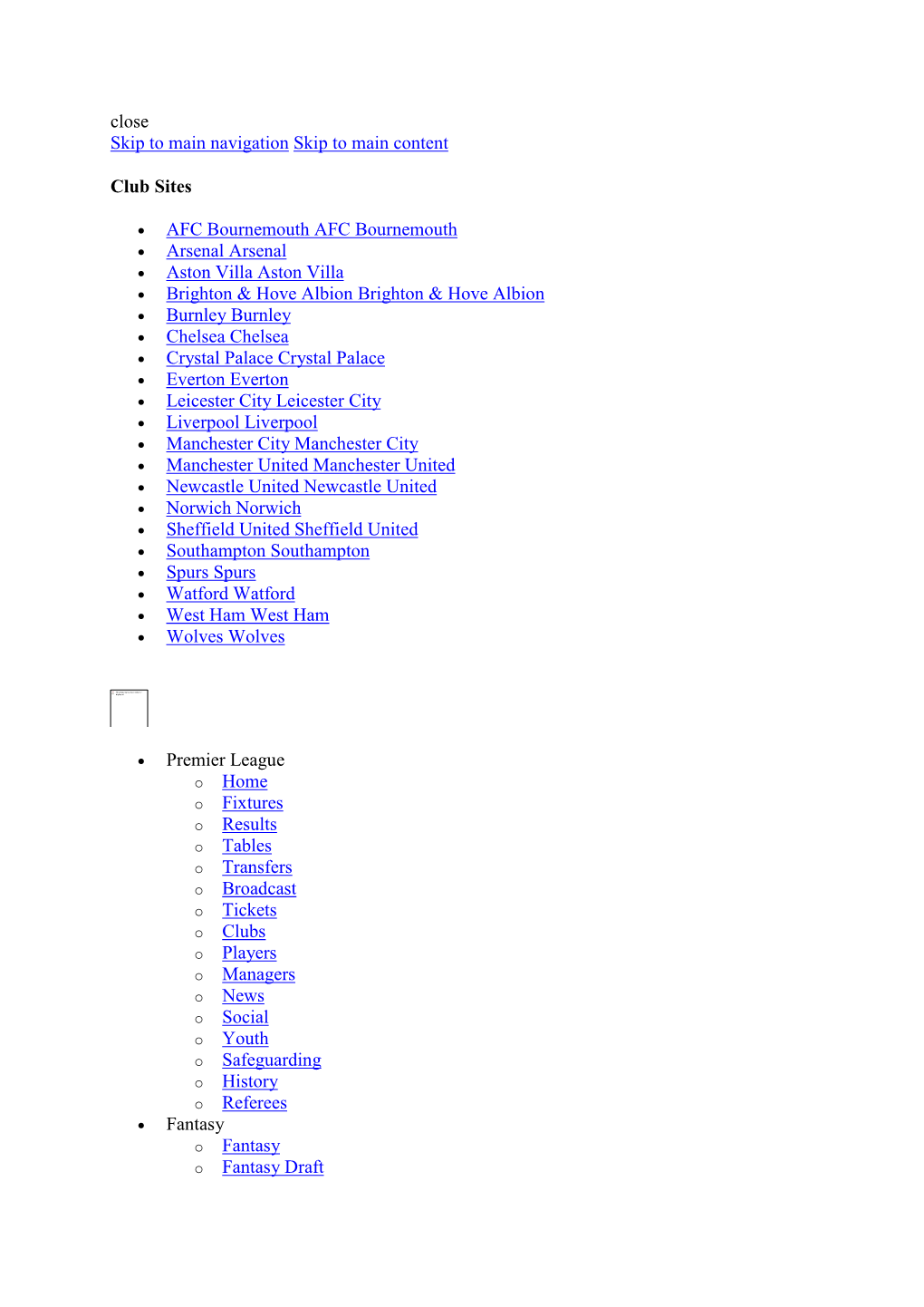 Close Skip to Main Navigation Skip to Main Content Club Sites • AFC