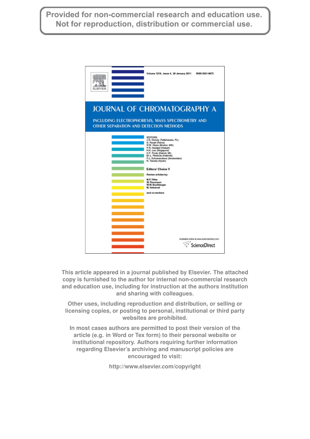 Chromatographic Selectivity Triangles