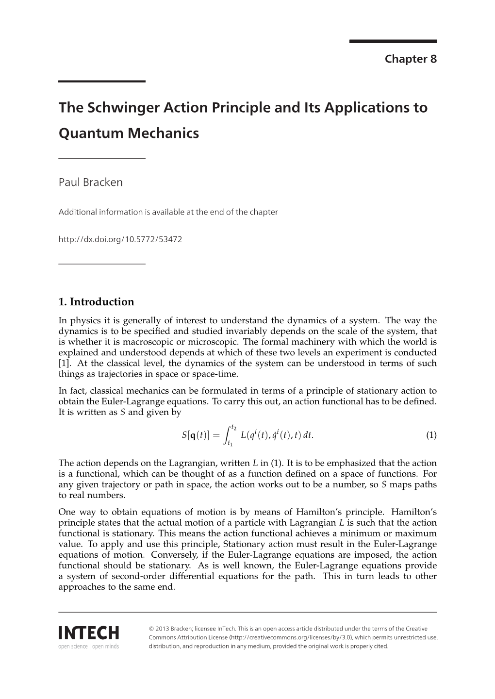 The Schwinger Action Principle and Its Applications to Quantum Mechanics