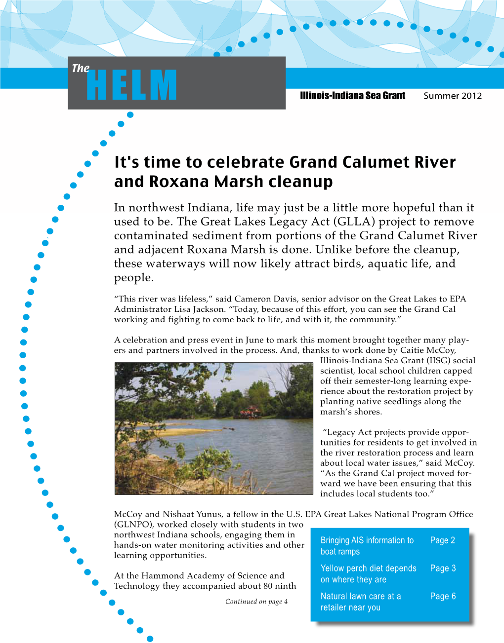 It's Time to Celebrate Grand Calumet River and Roxana Marsh Cleanup