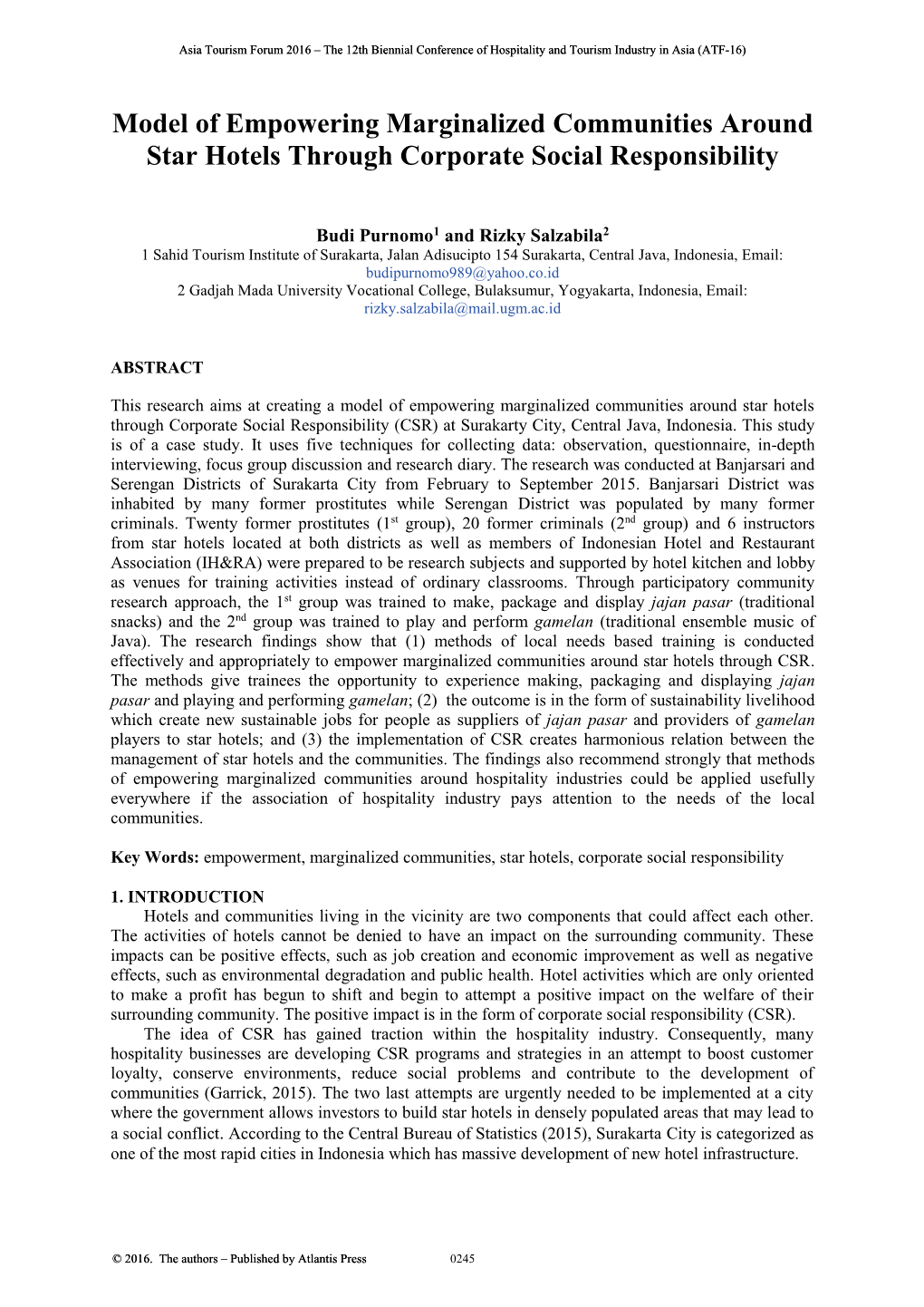 IAEA Guidelines and Formatting Rules for Papers For