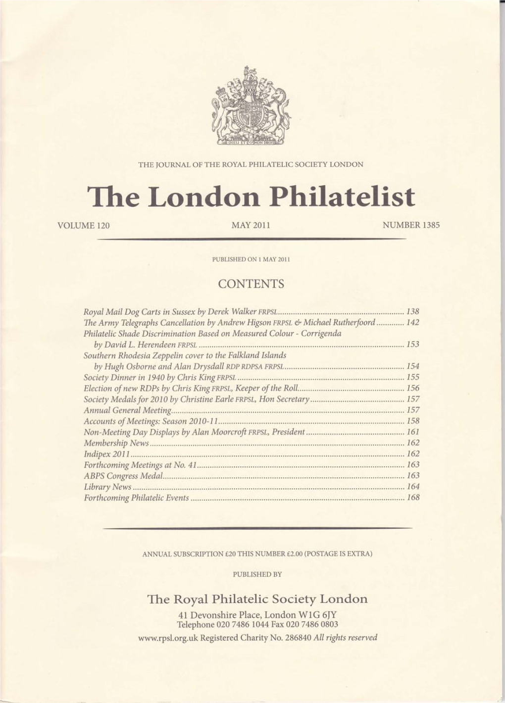 The London Philatelist