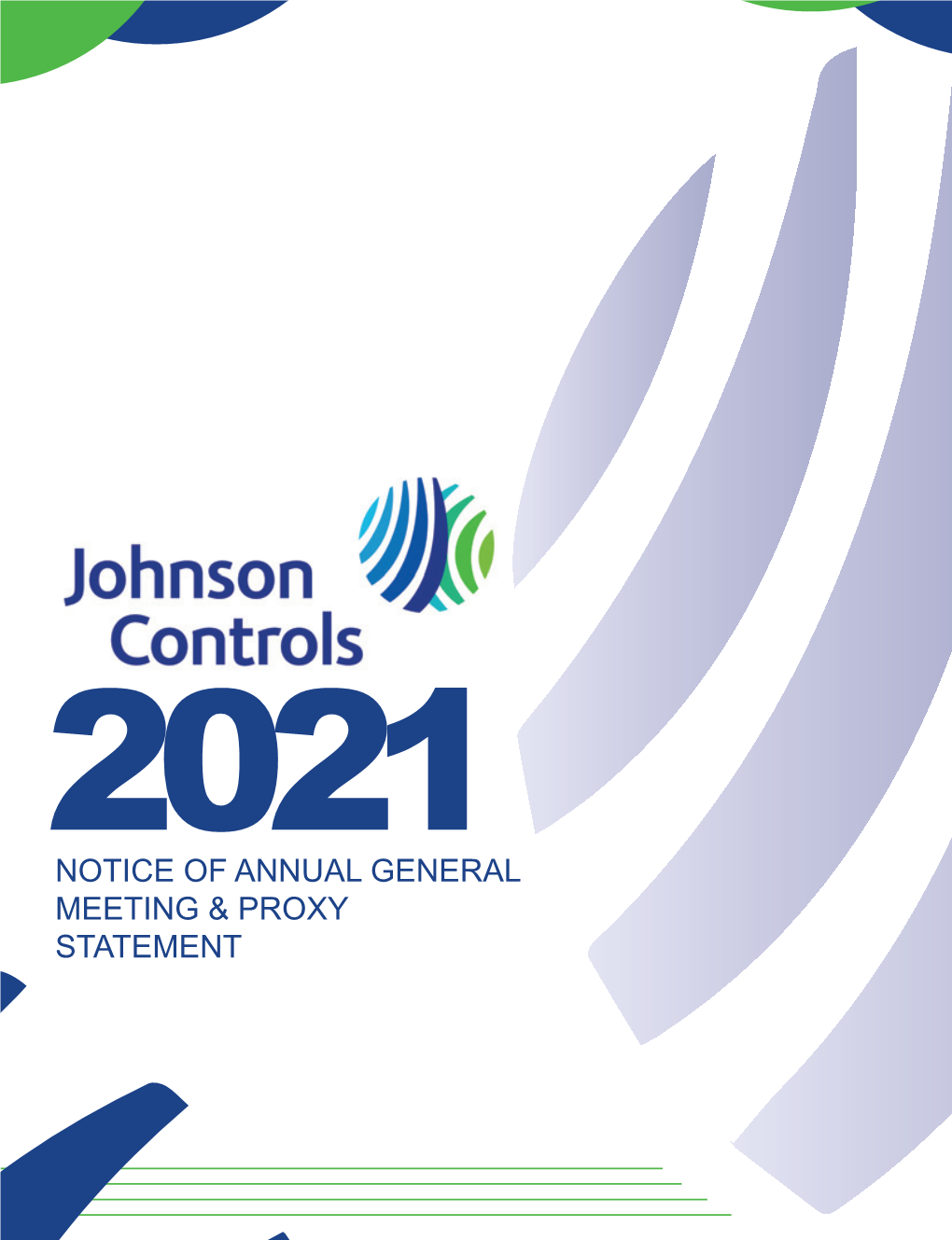 Johnson Controls International Plc Fiscal 2020 Annual Report