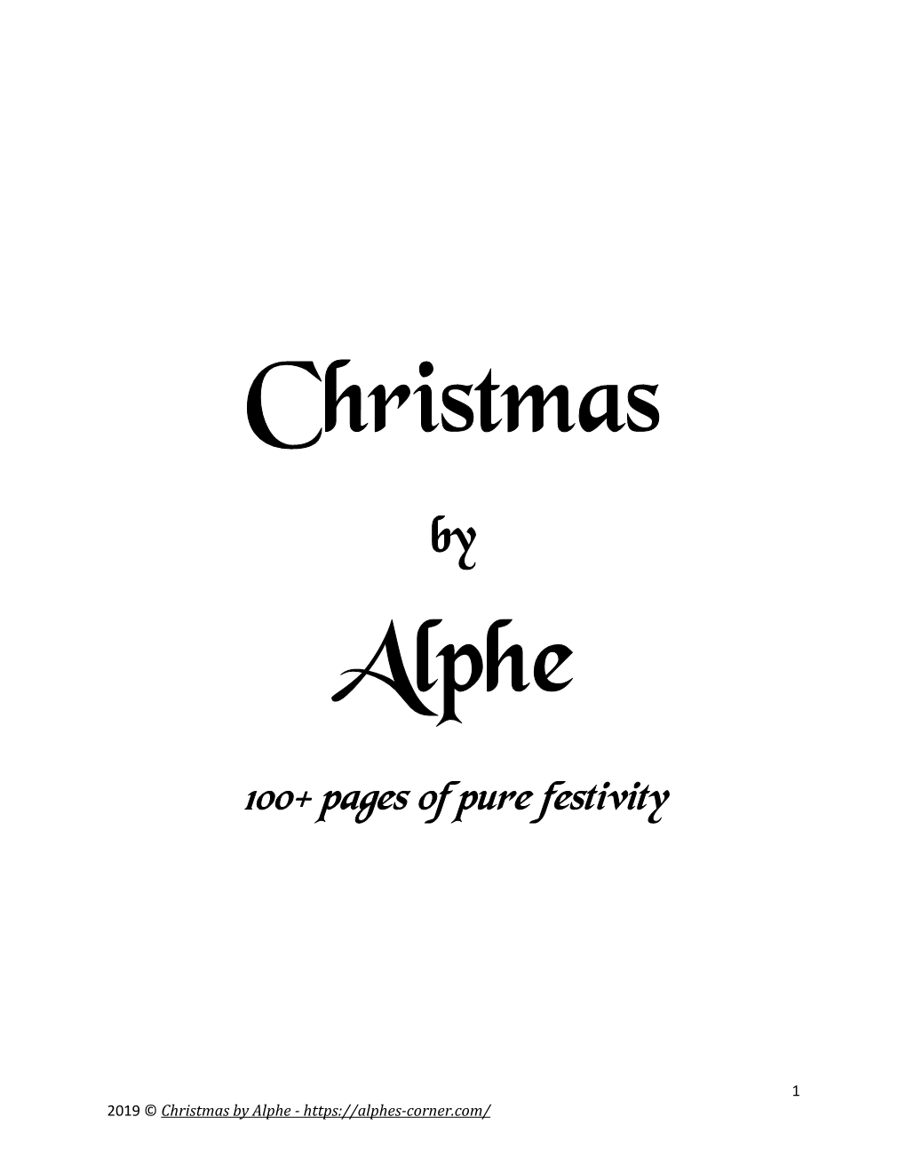 Christmas by Alphe