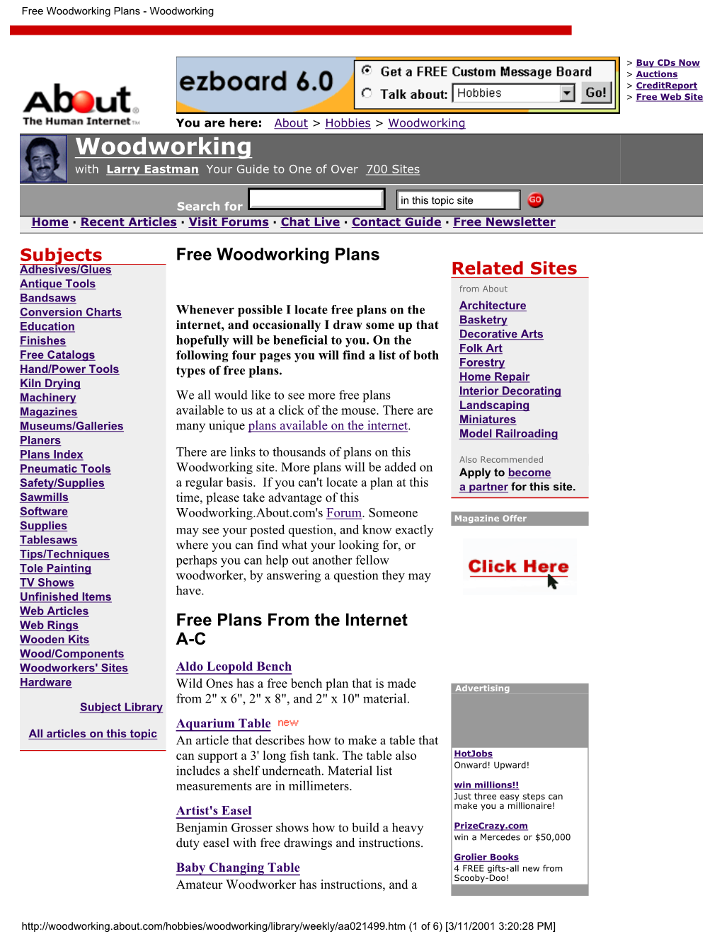 Free Woodworking Plans - Woodworking