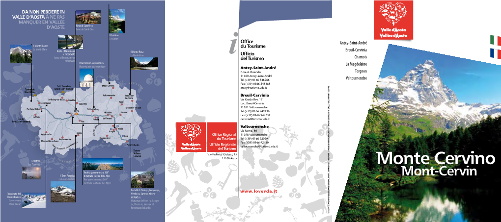 Brochure Monte Cervino