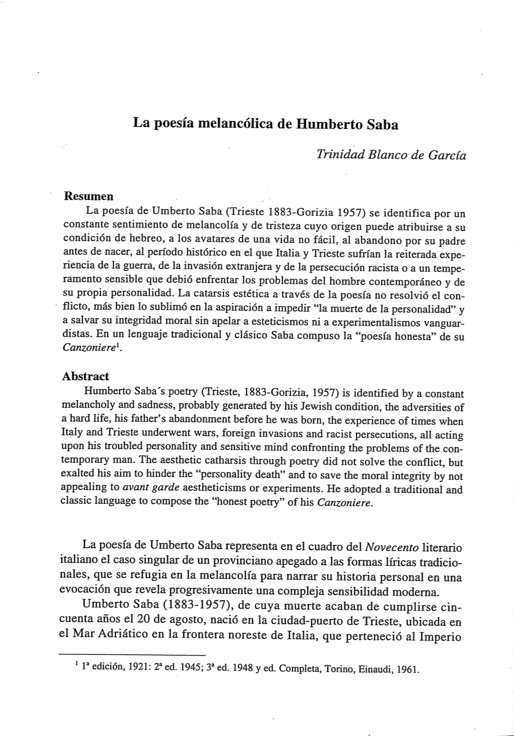 La Poesía Melancólica De Humberto Saba Cristianos), a La Que Se Sumaba El Tránsito Constante De Viajeros Y Gente De Mar