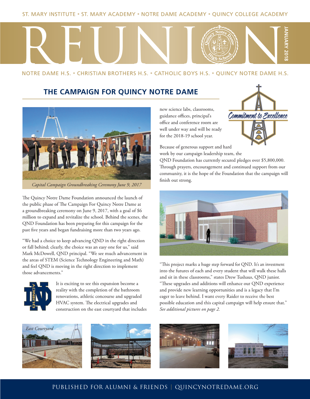 The Campaign for Quincy Notre Dame