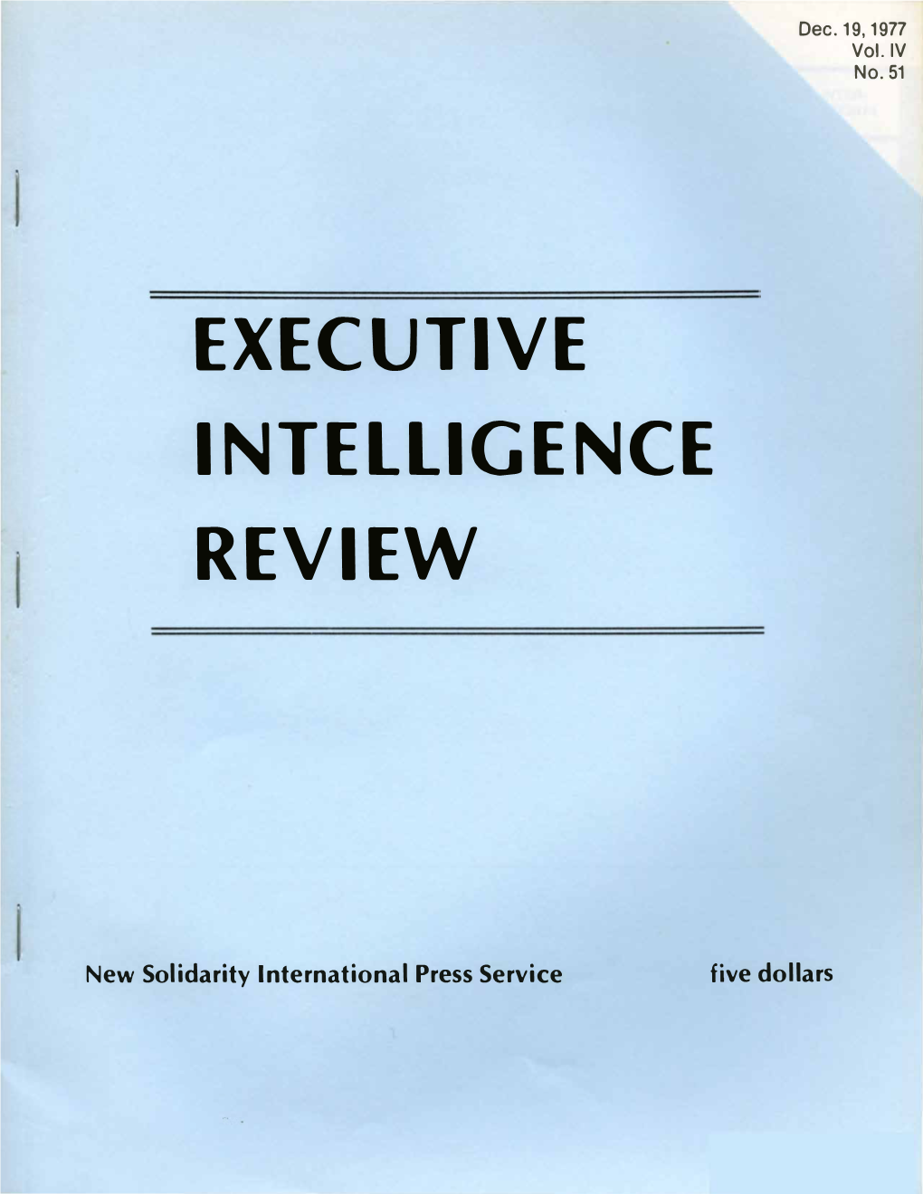 Executive Intelligence Review, Volume 4, Number 51, December