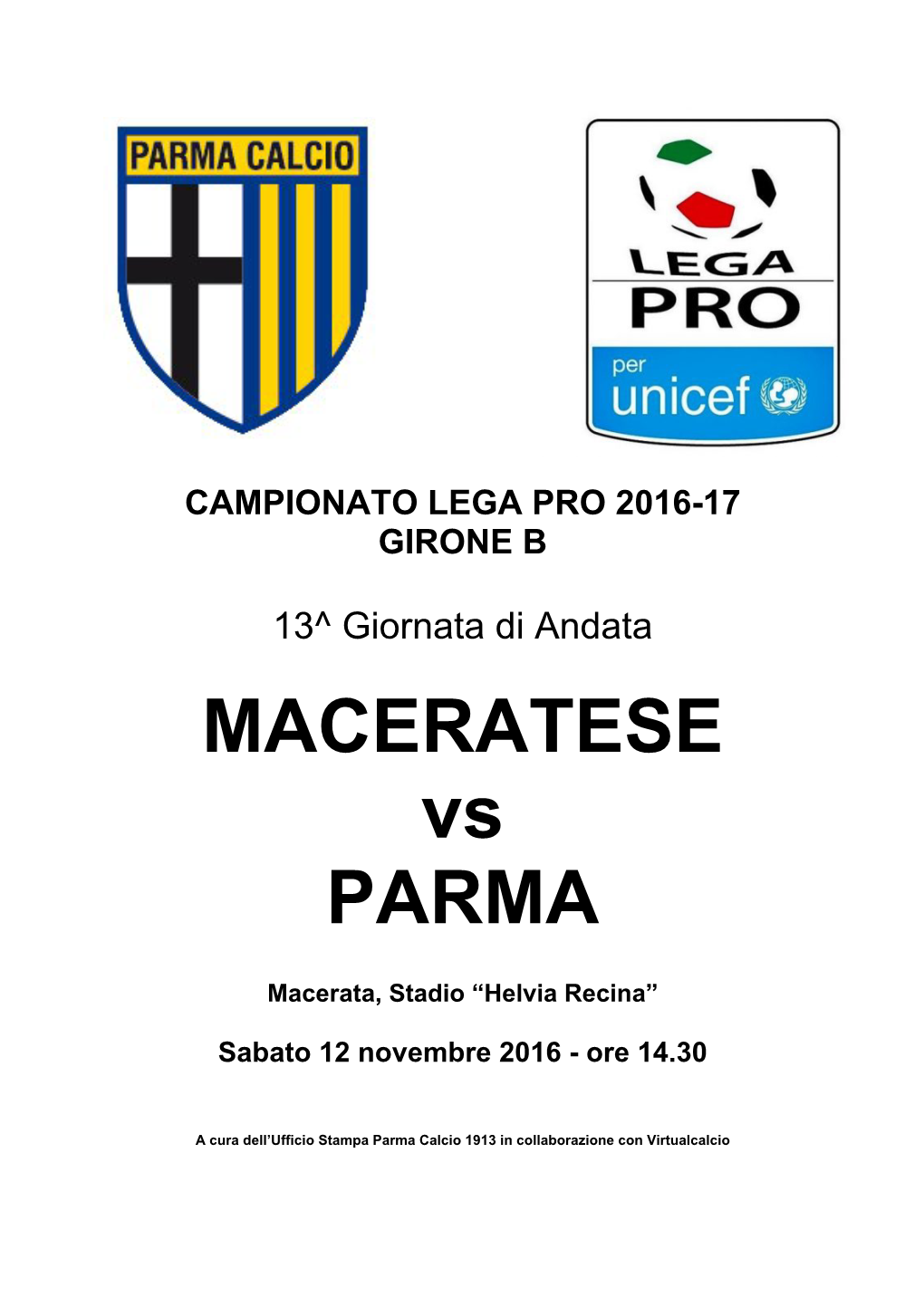 MACERATESE Vs PARMA