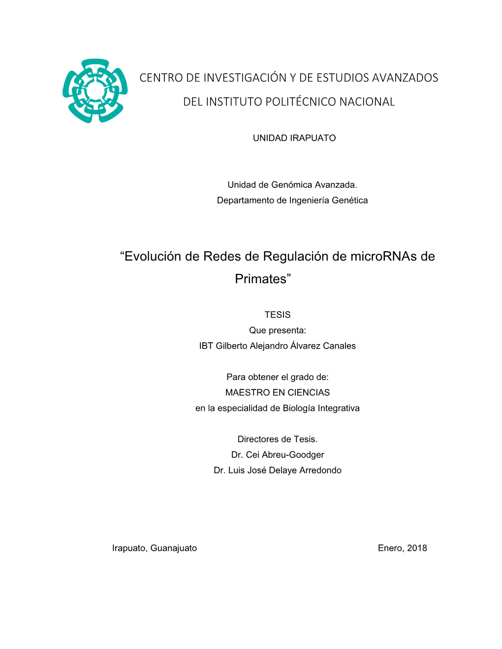 Evolución De Redes De Regulación De Micrornas De Primates”