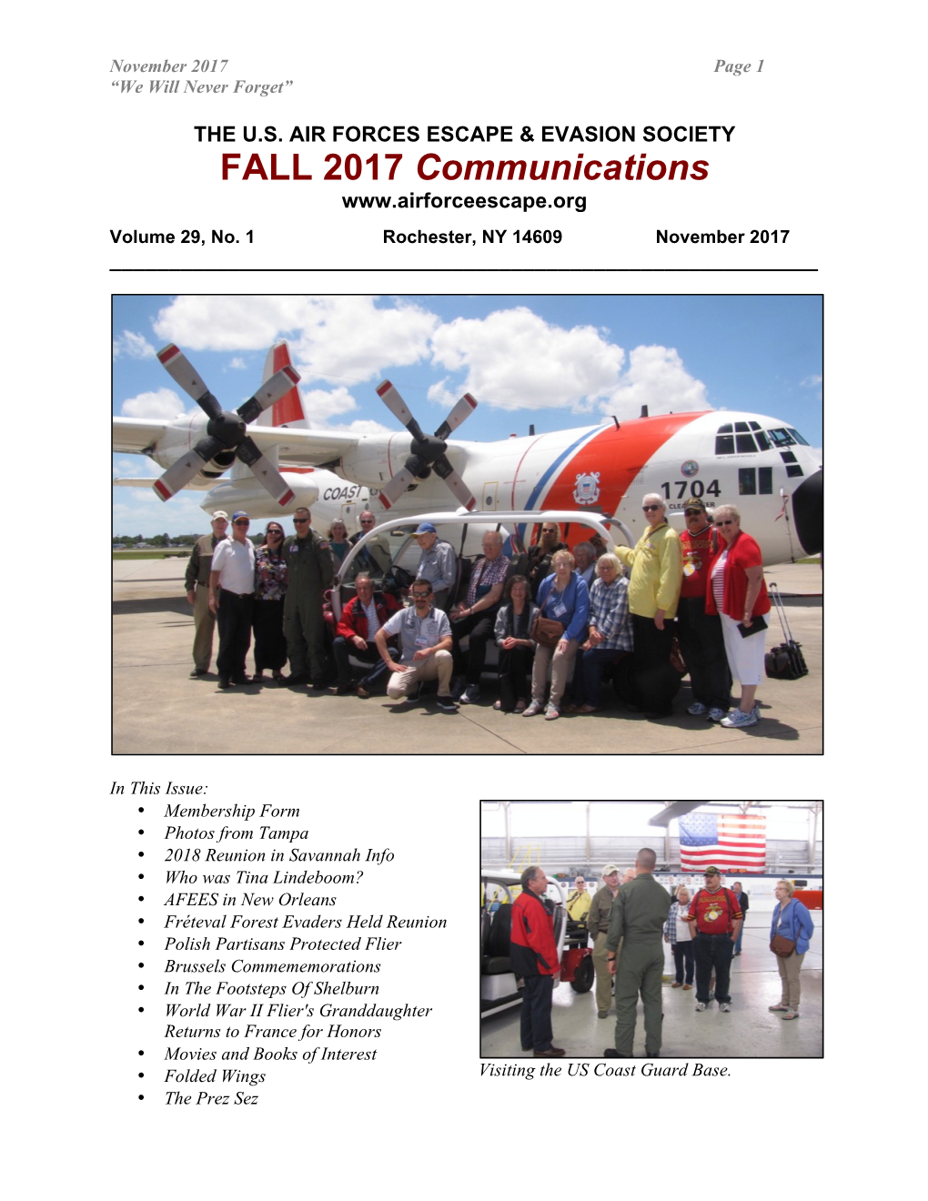 FALL 2017 Communications