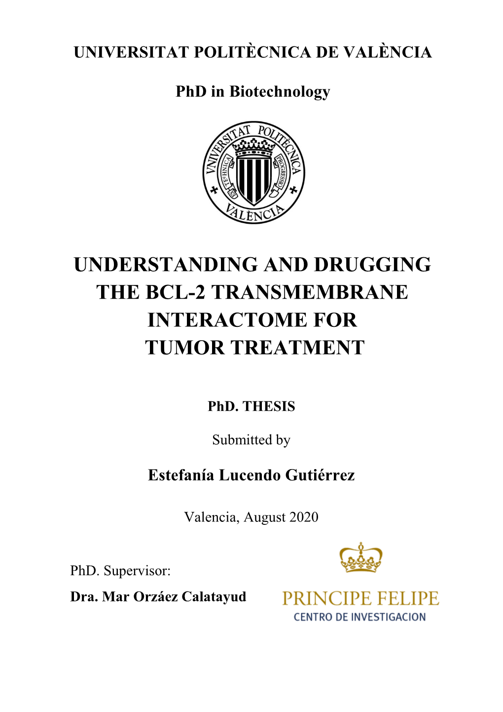 Understanding and Drugging the Bcl-2 Transmembrane Interactome for Tumor Treatment