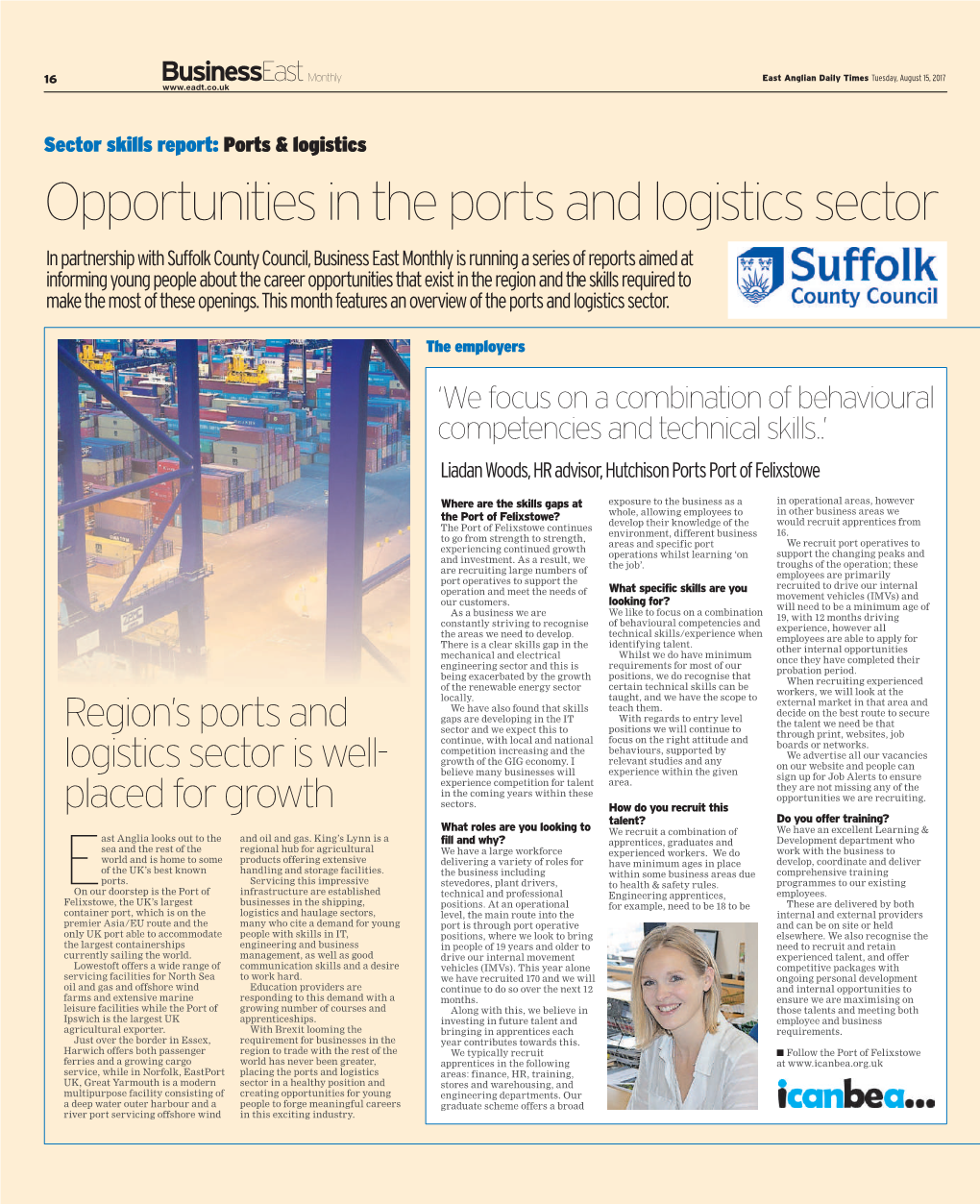 Opportunities in the Ports and Logistics Sector