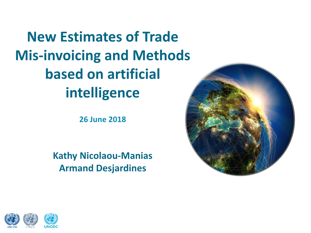 New Estimates of Trade Mis-Invoicing and Methods Based on Artificial Intelligence