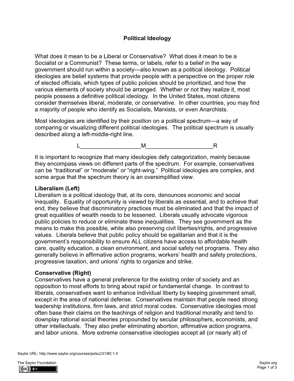 Political Ideology What Does It Mean to Be a Liberal Or Conservative?