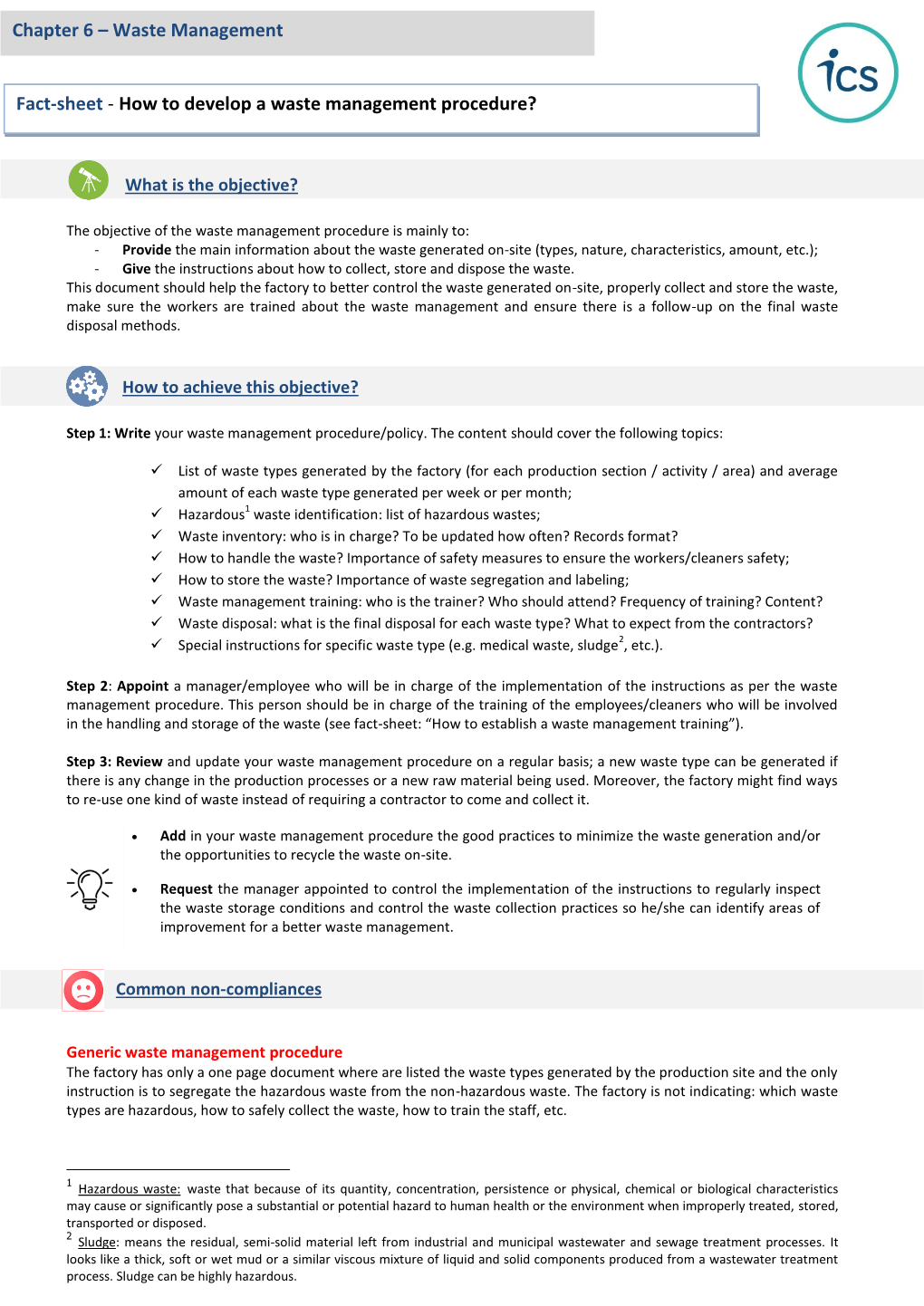 How to Develop a Waste Management Procedure?