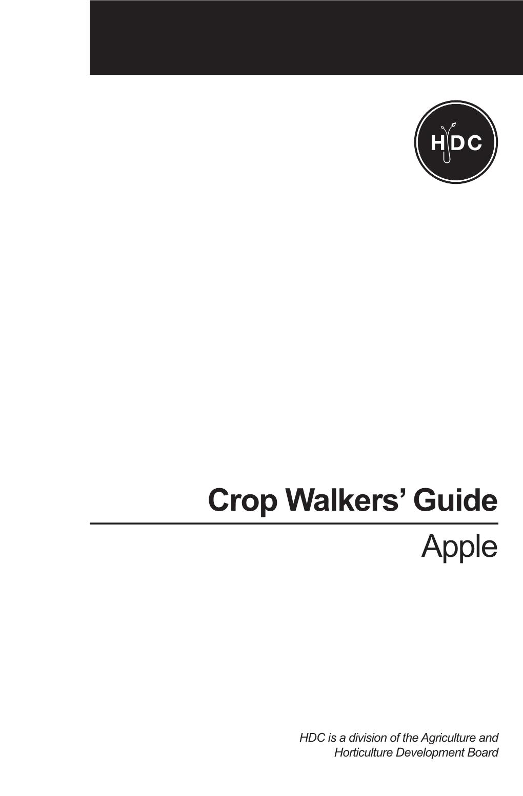 Crop Walkers' Guide Apple