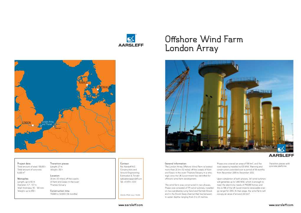 Offshore Wind Farm London Array