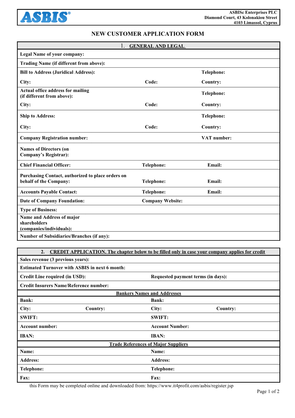 Asbisc Enterprises PLC