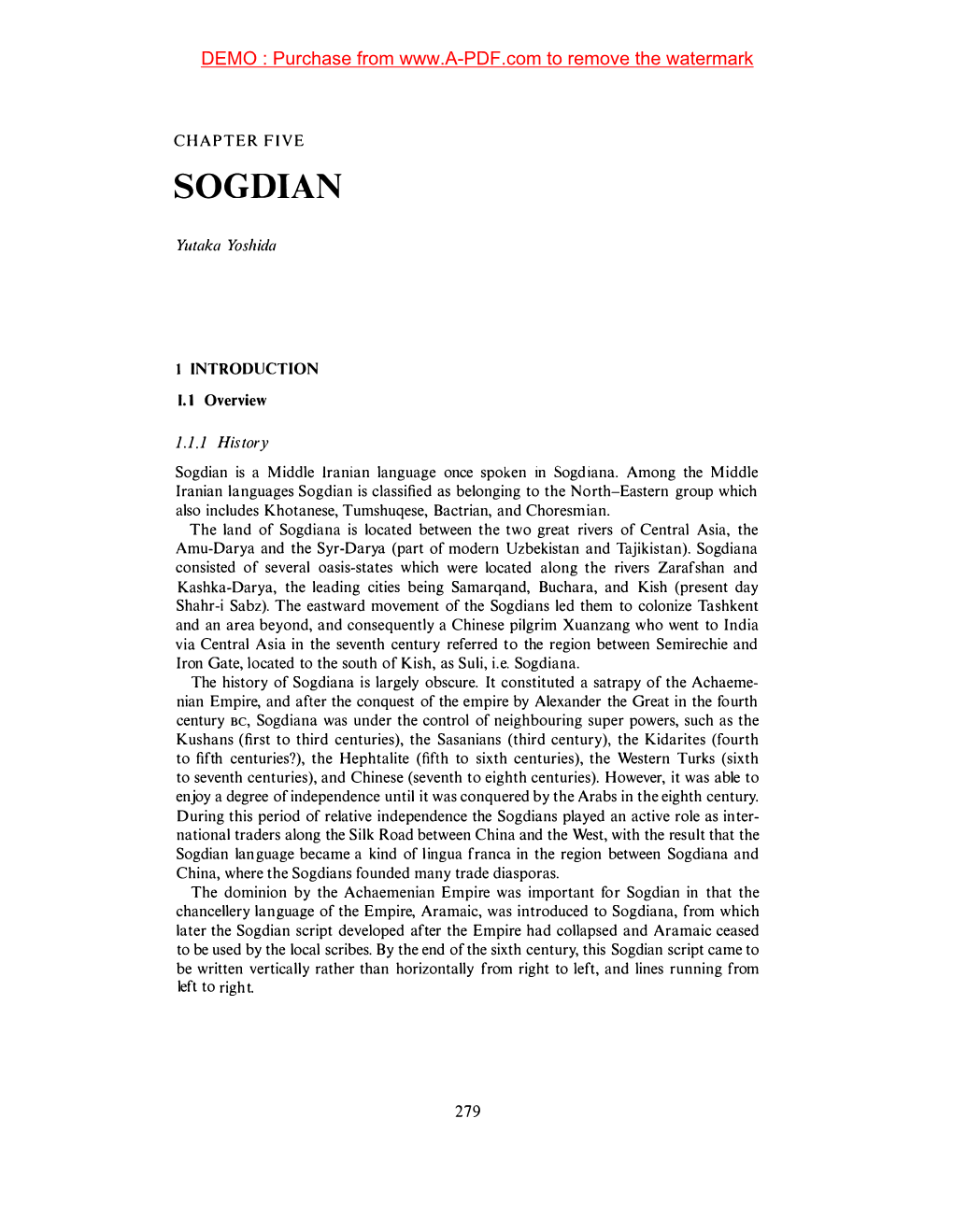 Sogdian (Yoshida).Pdf