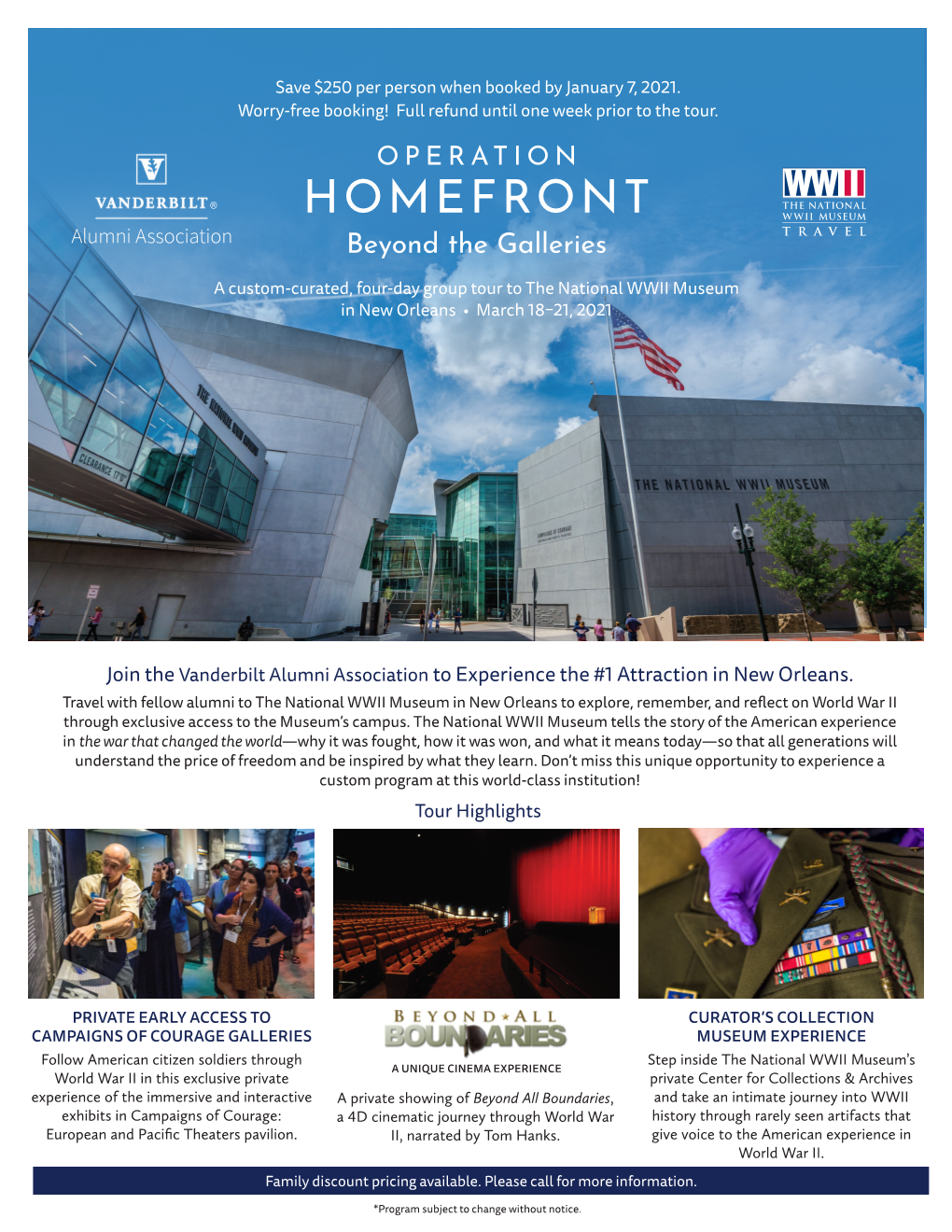 HOMEFRONT Alumni Association Beyond the Galleries