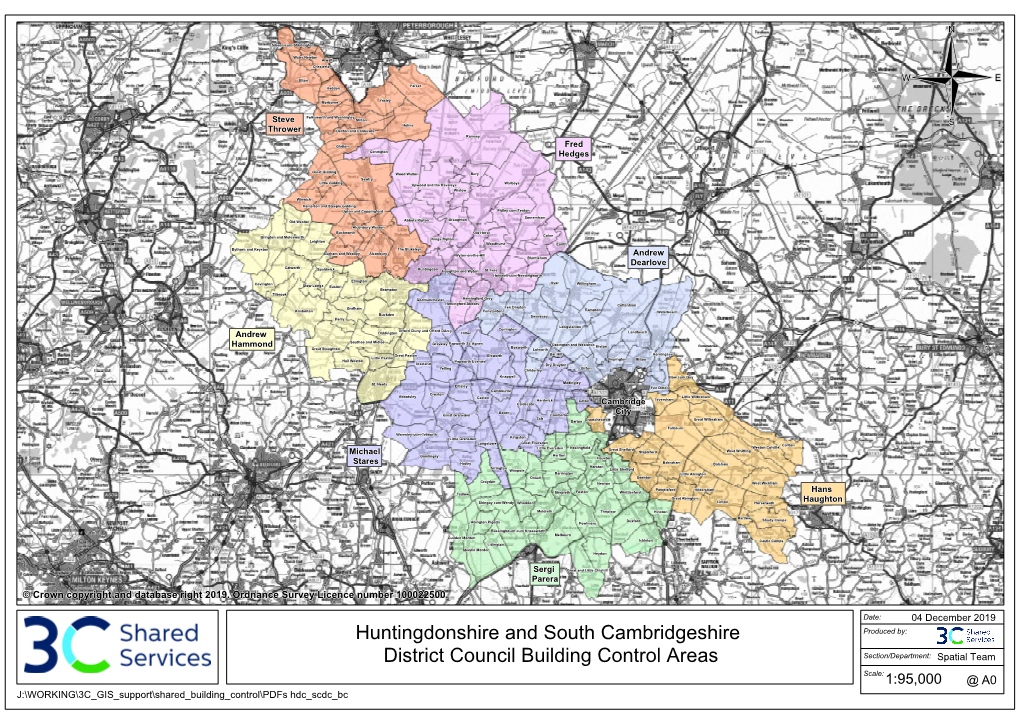 Huntingdonshire and South Cambridgeshire