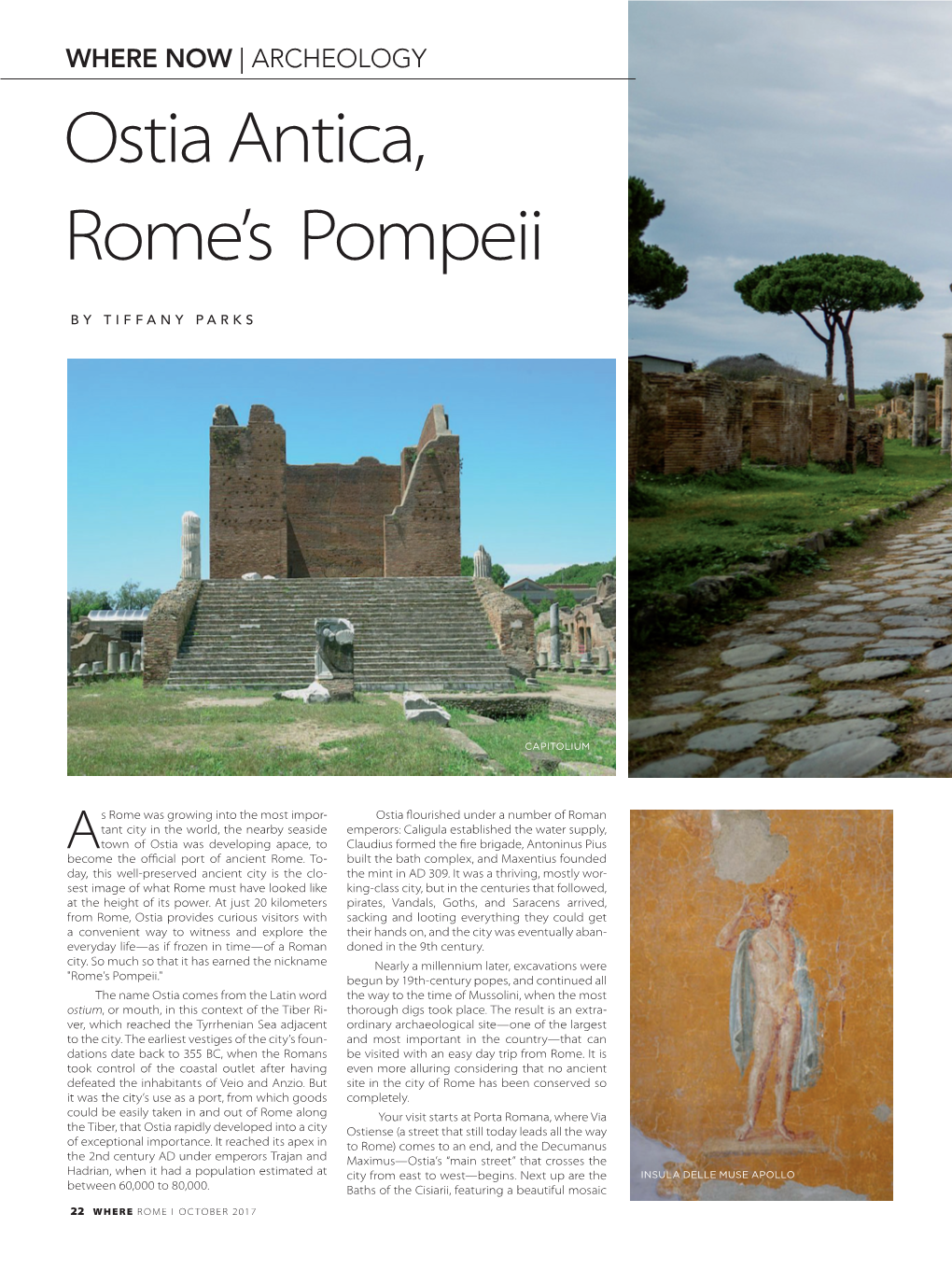 Ostia Antica, Rome's Pompeii