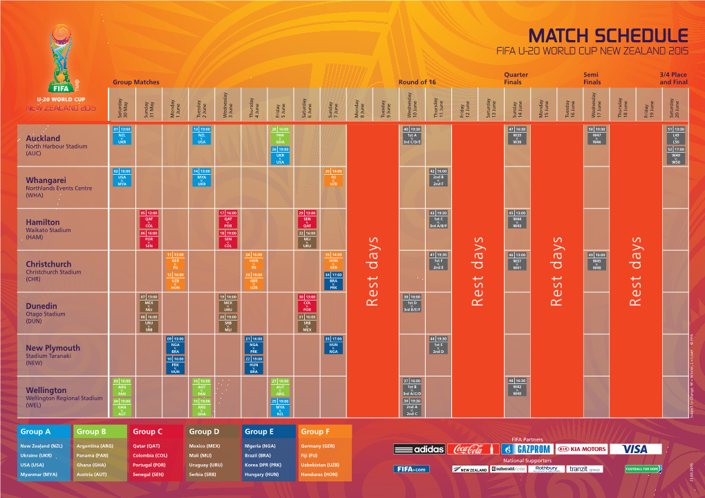 Match Schedule