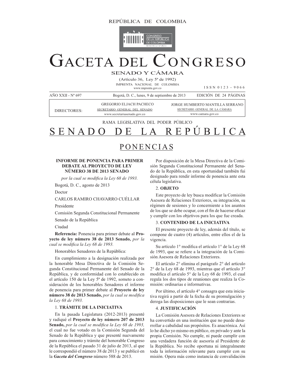 Gaceta 697/13