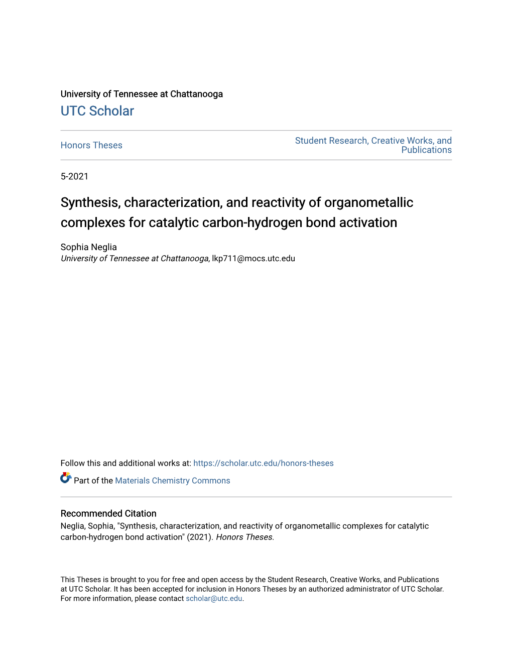 Synthesis, Characterization, and Reactivity of Organometallic Complexes for Catalytic Carbon-Hydrogen Bond Activation