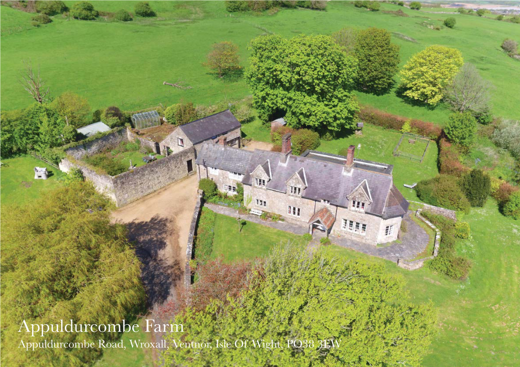 Appuldurcombe Farm Appuldurcombe Road, Wroxall, Ventnor, Isle of Wight, PO38 3EW