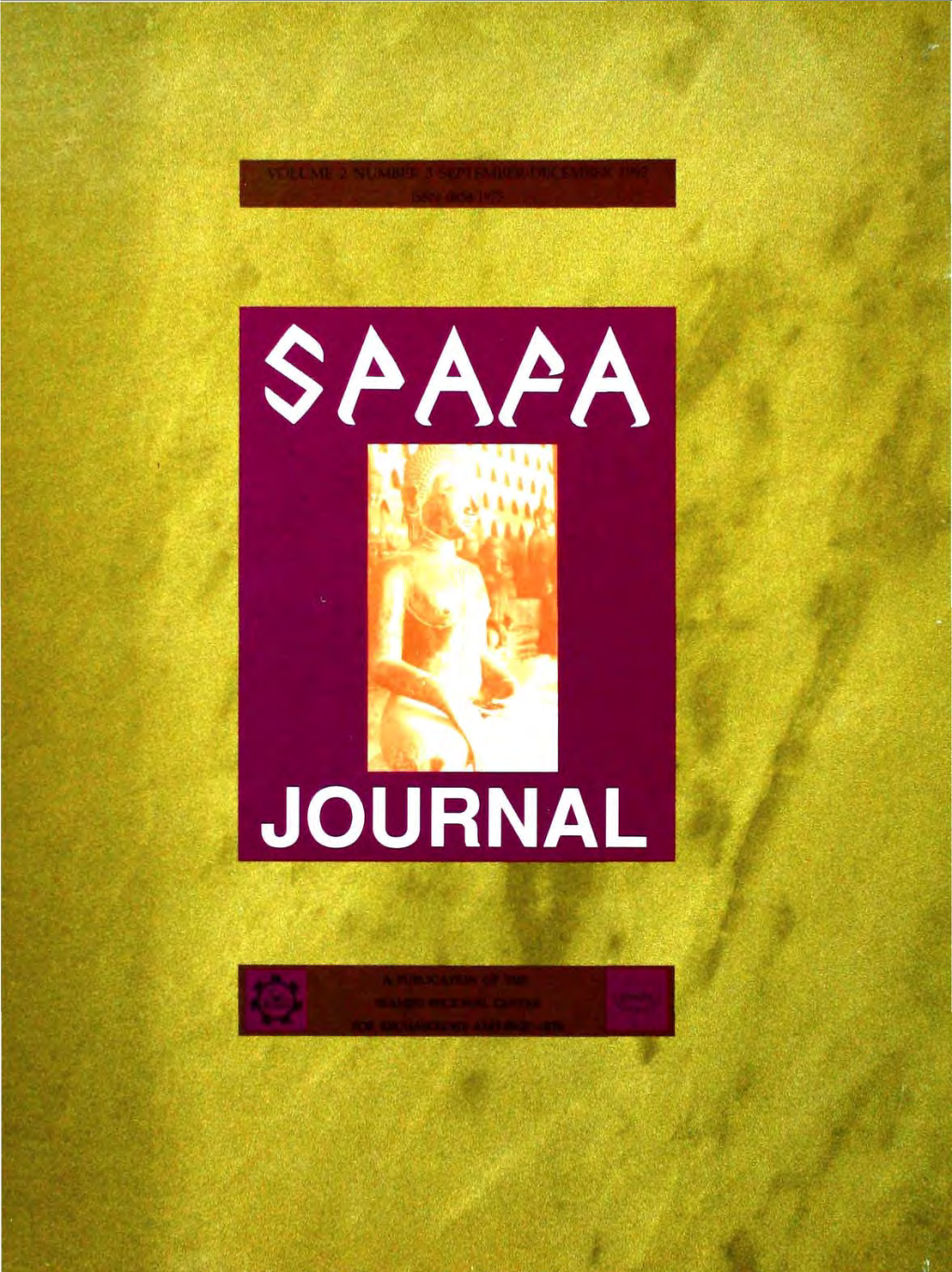 SPAFA Journal 1992, Vol 2, No 3
