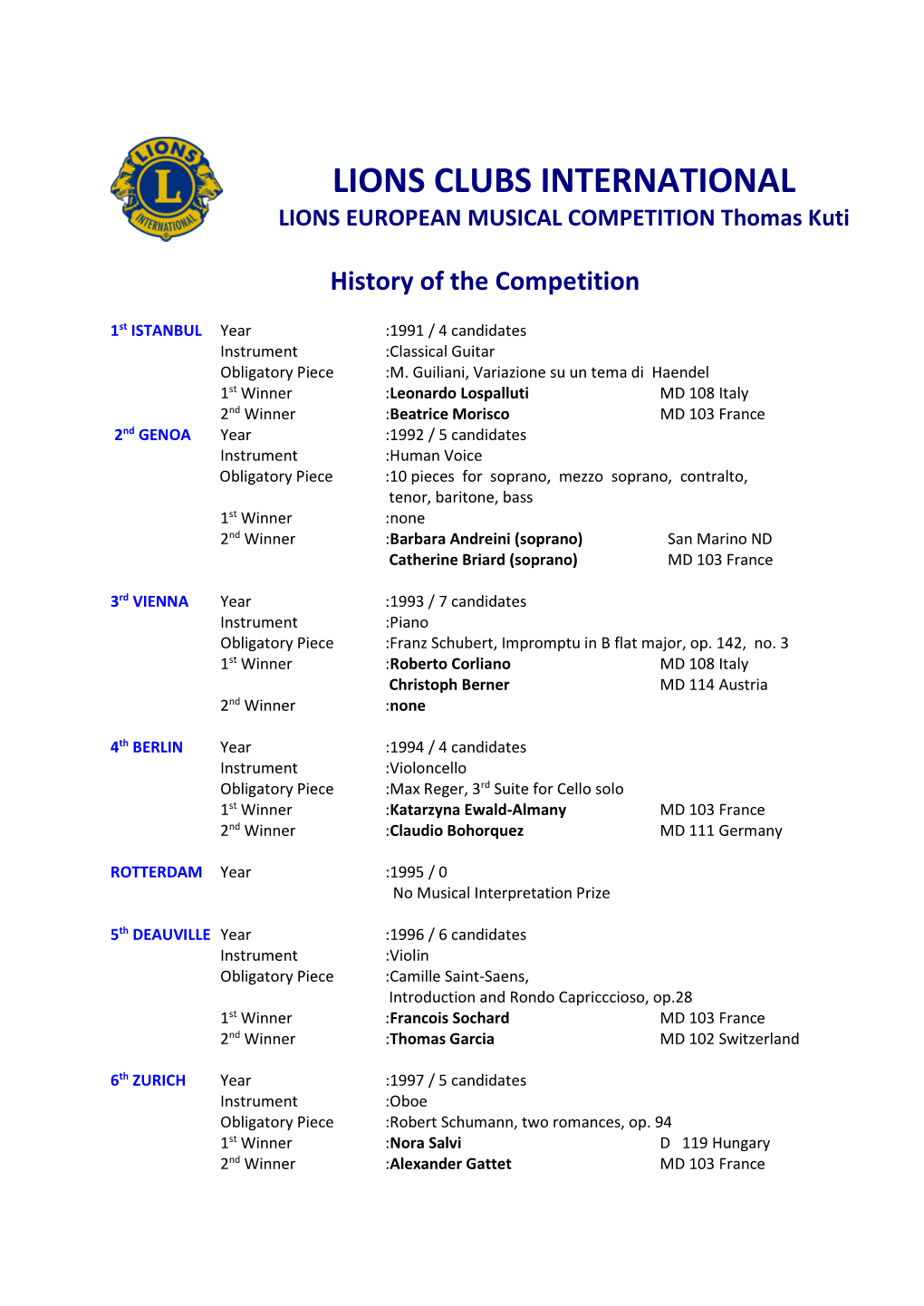 Lemc History