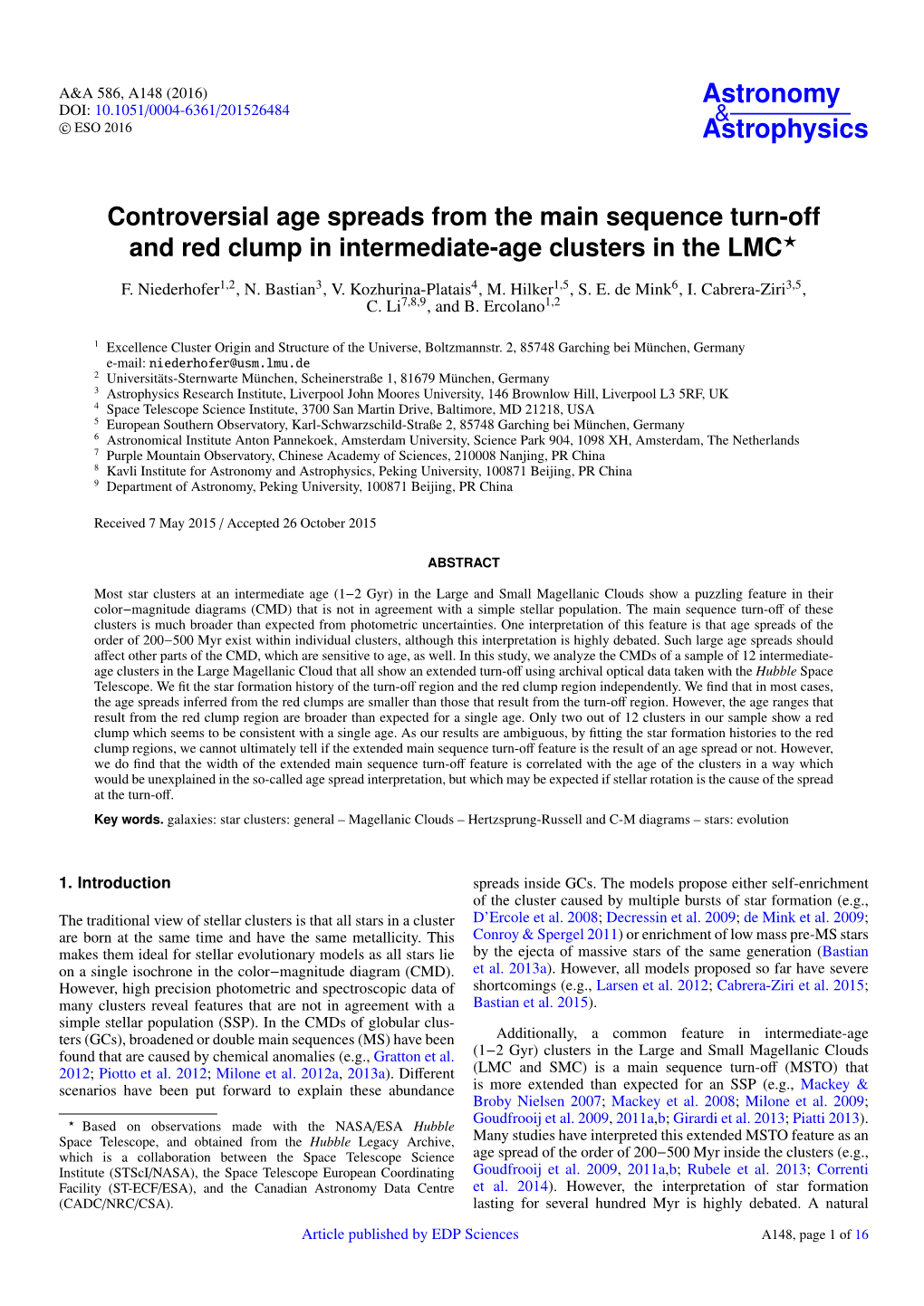 Controversial Age Spreads from the Main Sequence Turn-Off and Red Clump in Intermediate-Age Clusters in the LMC?