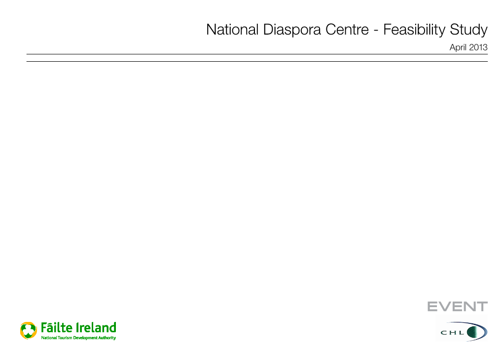 National Diaspora Centre - Feasibility Study April 2013 Contents