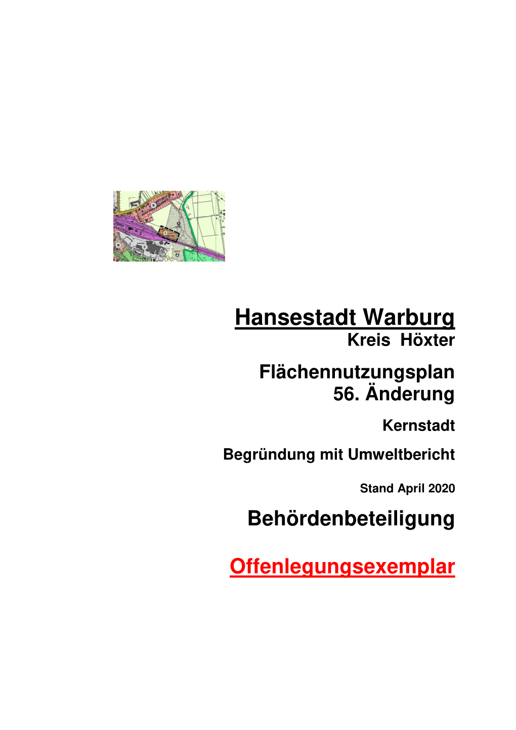 Begründung Mit Umweltbericht