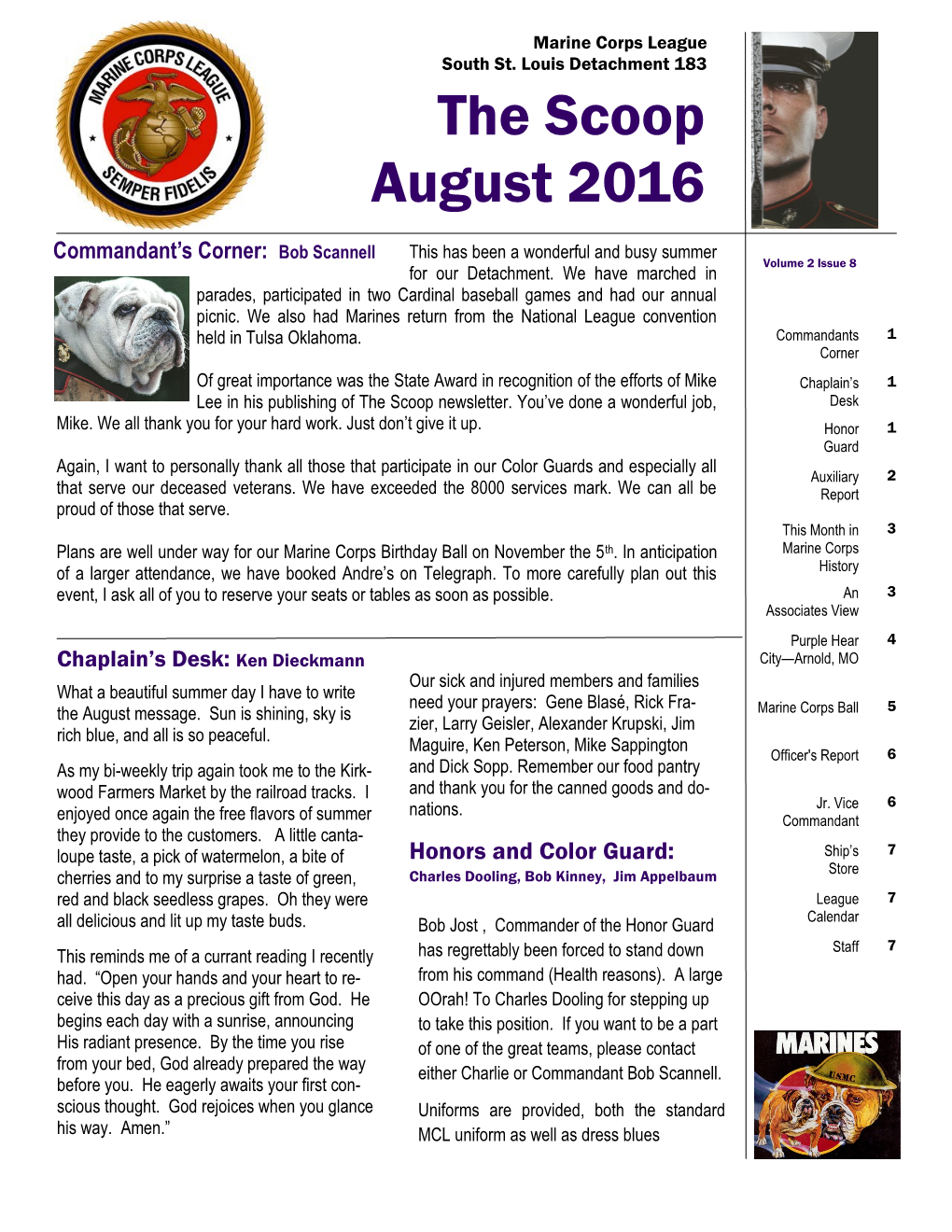 The Scoop August 2016