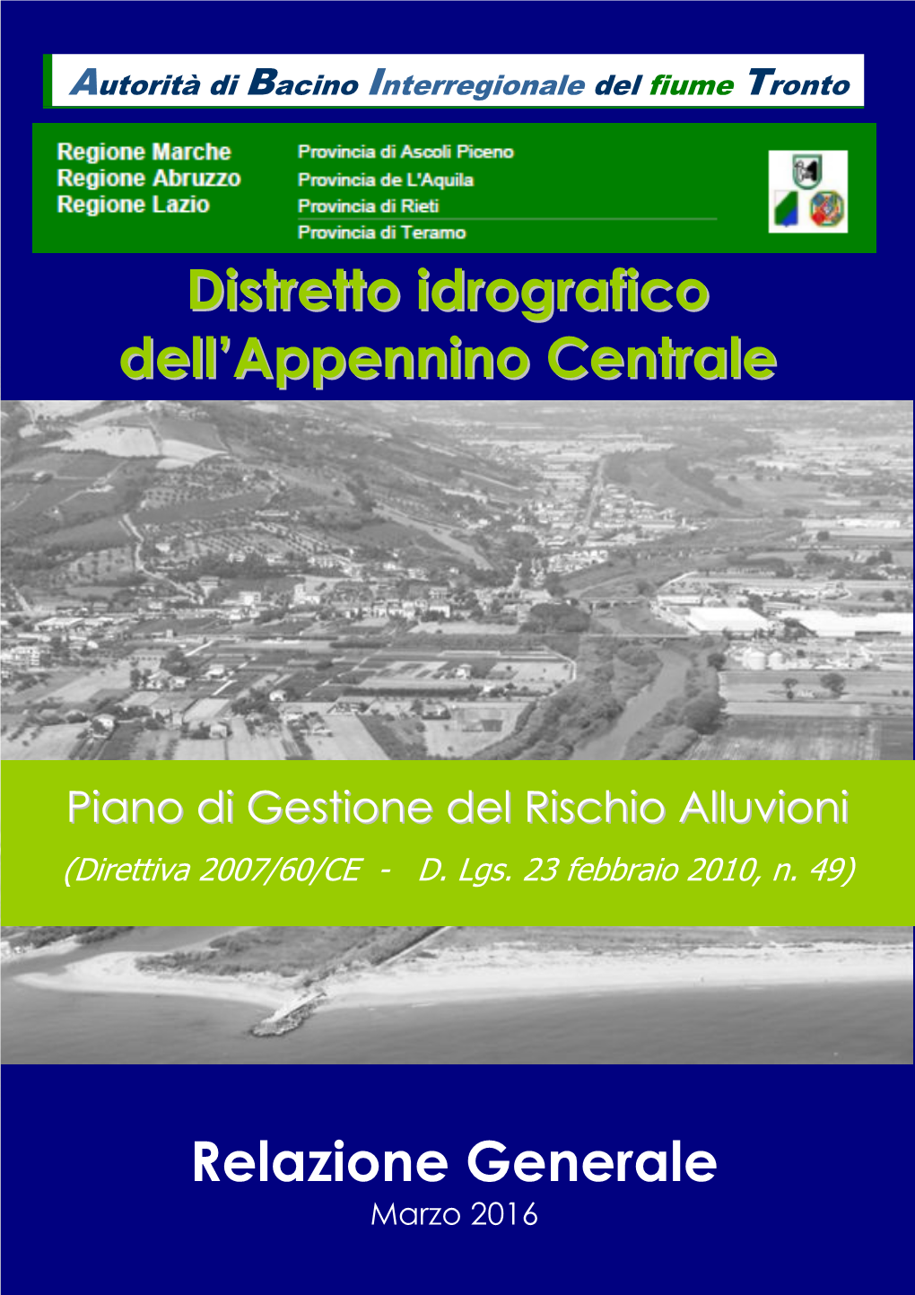 Relazione Generale Distretto Idrografico Dell'appennino Centrale