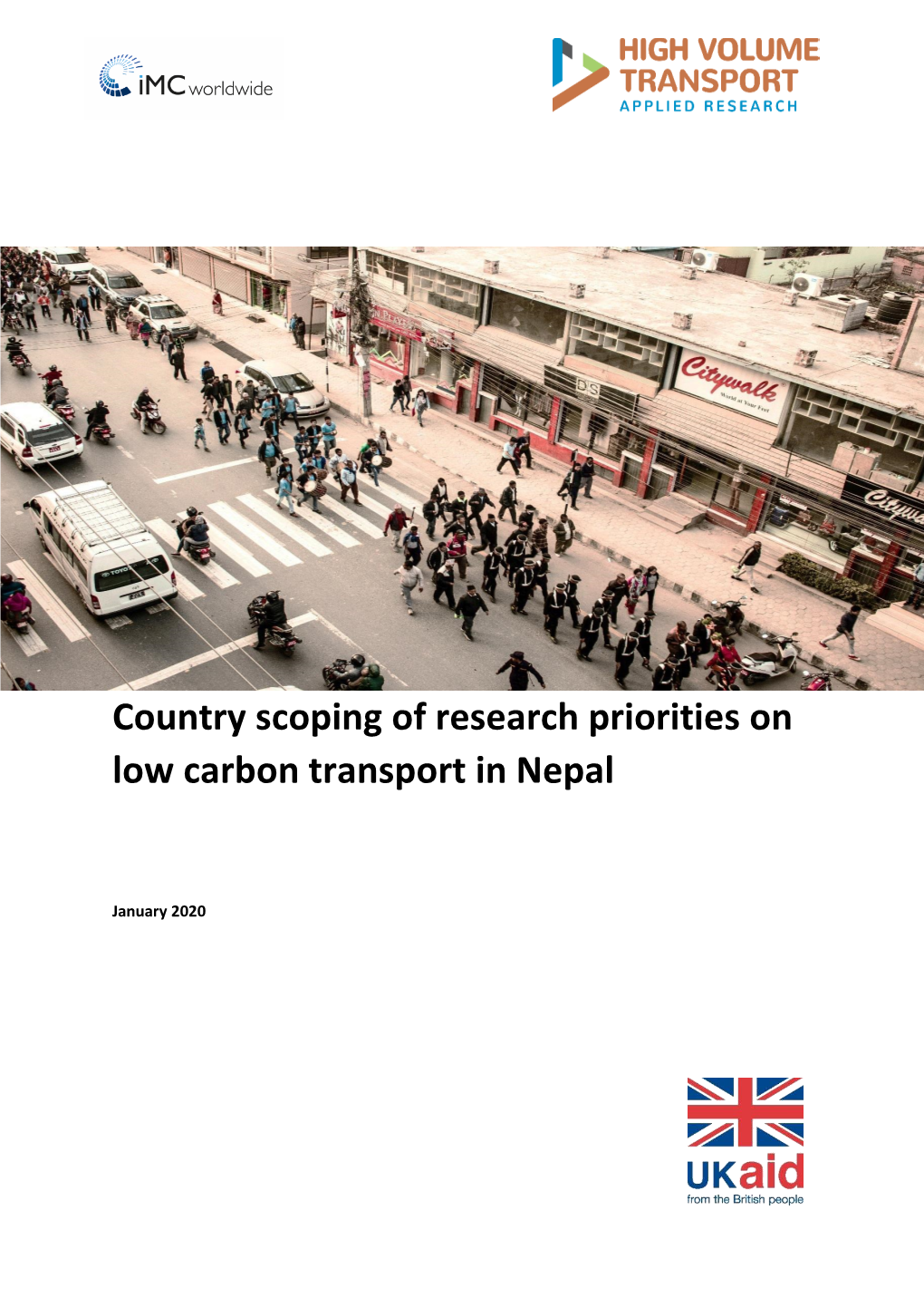 Country Scoping of Research Priorities on Low Carbon Transport in Nepal