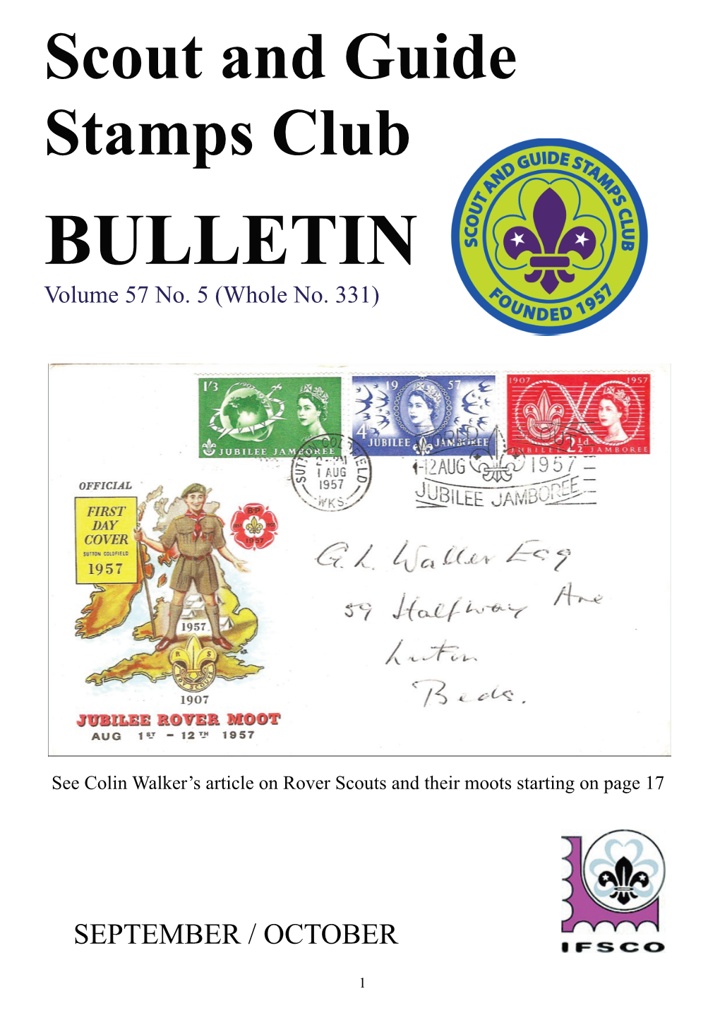 Scout and Guide Stamps Club BULLETIN #331