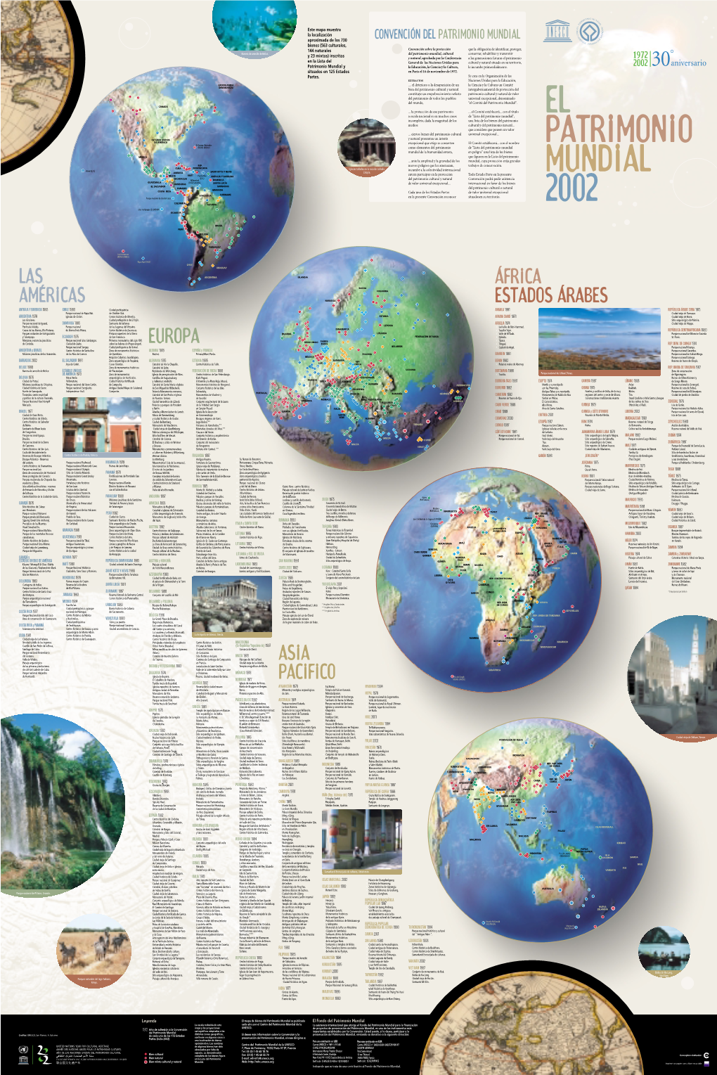 2002-2003 La Carta Del Patrimonio Mundial