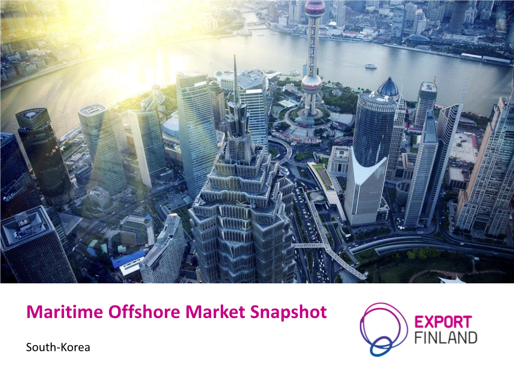 Maritime Offshore Market Snapshot