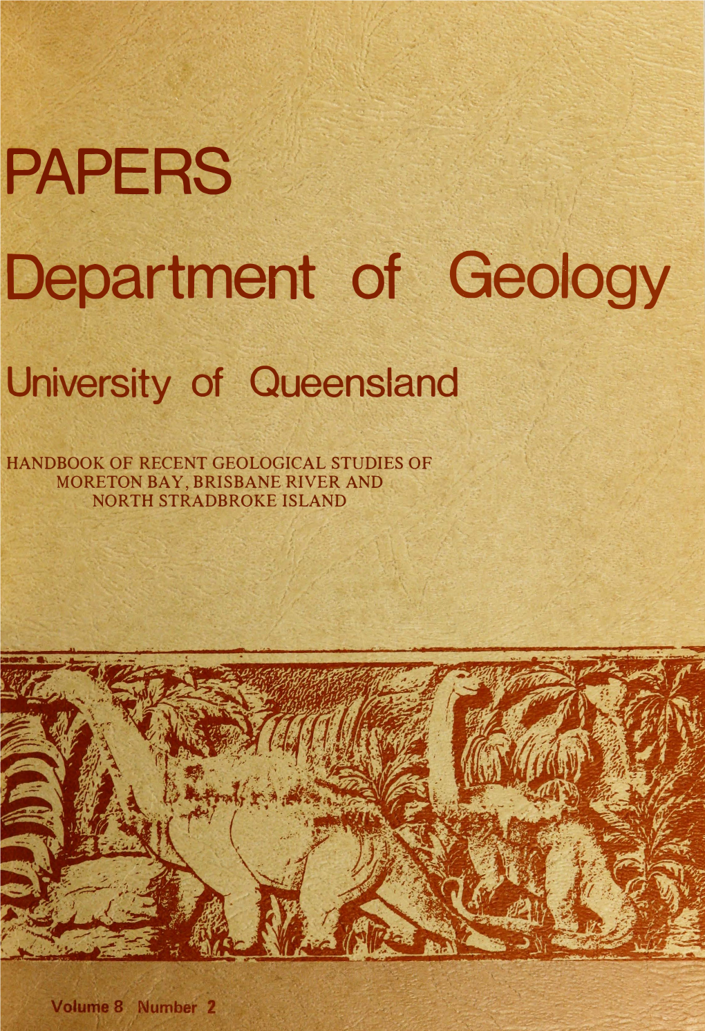 PAPERS Department ····Of G·Eolo·Gy