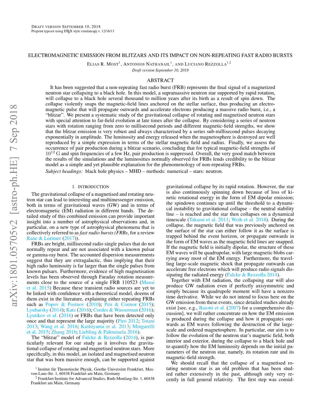 Electromagnetic Emission from Blitzars and Its Impact on Non-Repeating Fast Radio Bursts