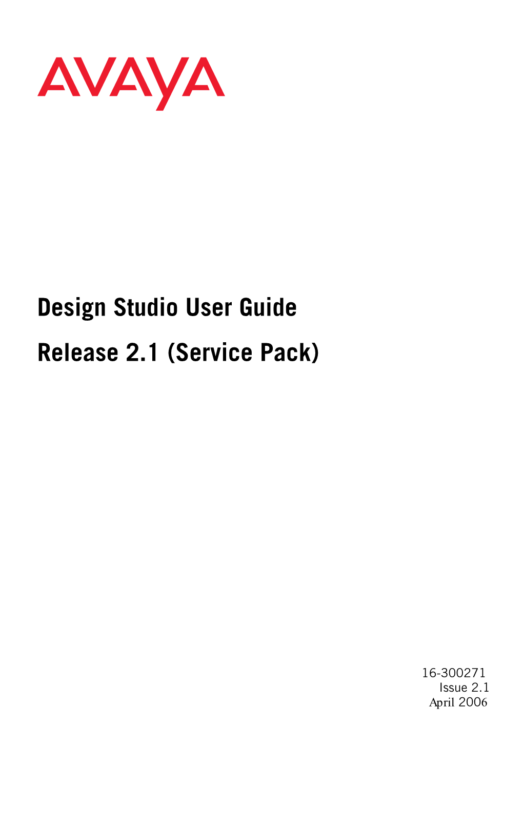 Design Studio User Guide Release 2.1 (Service Pack)